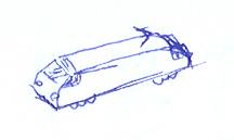 Fast electric locomotive