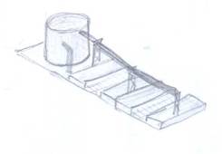 Fluid facility for station